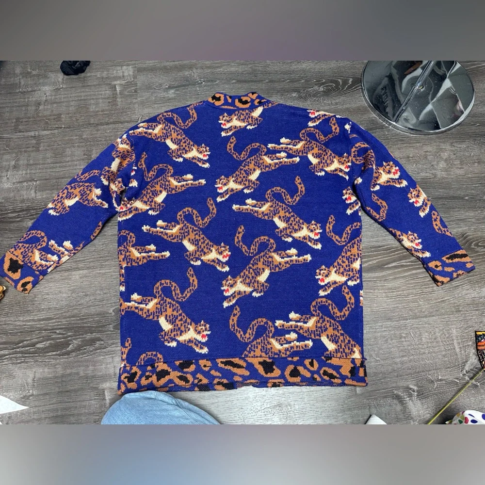 Farm Rio Leopards Jacquard Cardigan - Picture 9 of 9